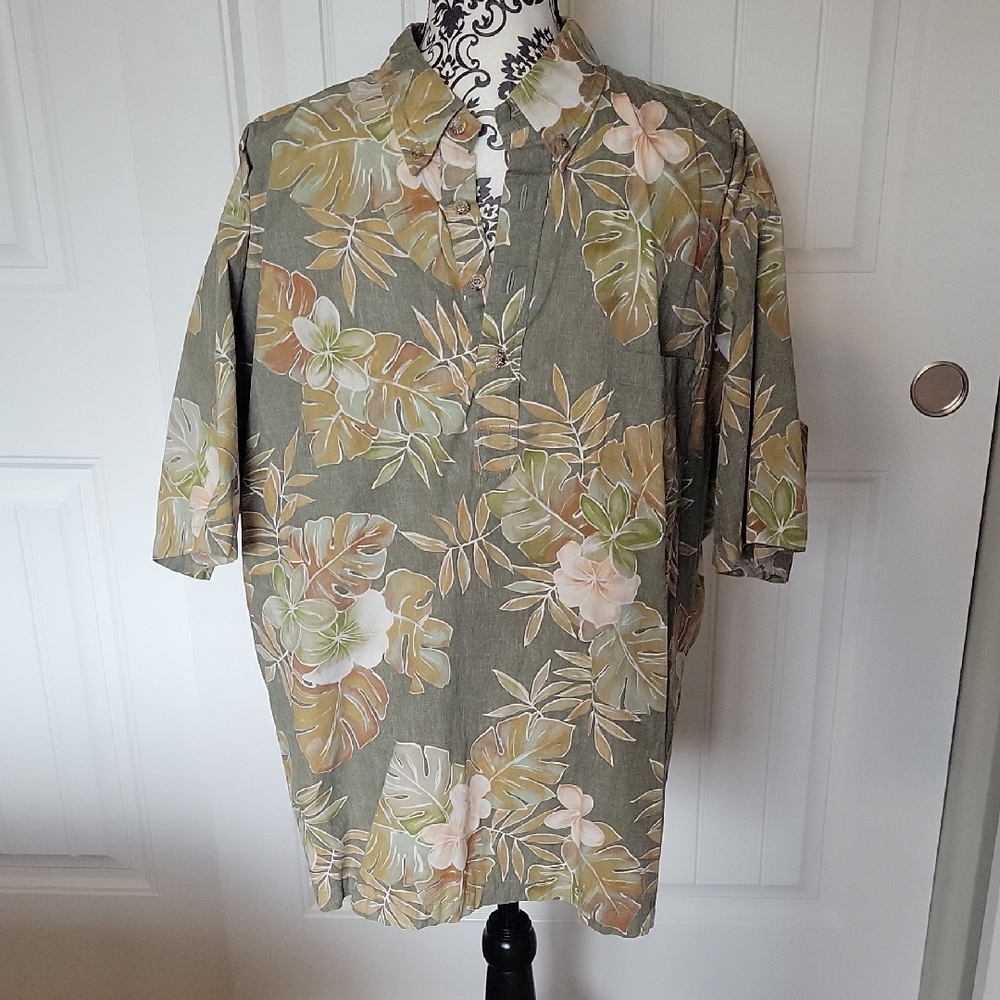 Floral Green Men's Jacket